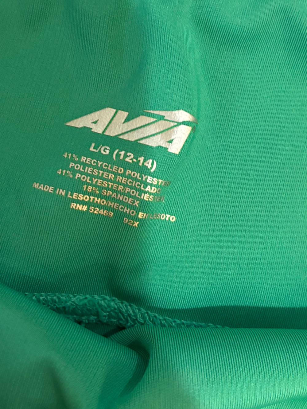 Avia Teal Athletic Leggings - Picture 3 of 6